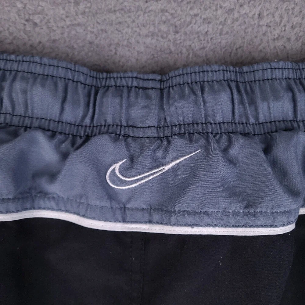 Nike Swim Trunks Mens Large Black‎ Board Shorts Drawstring Surfing Swimwear